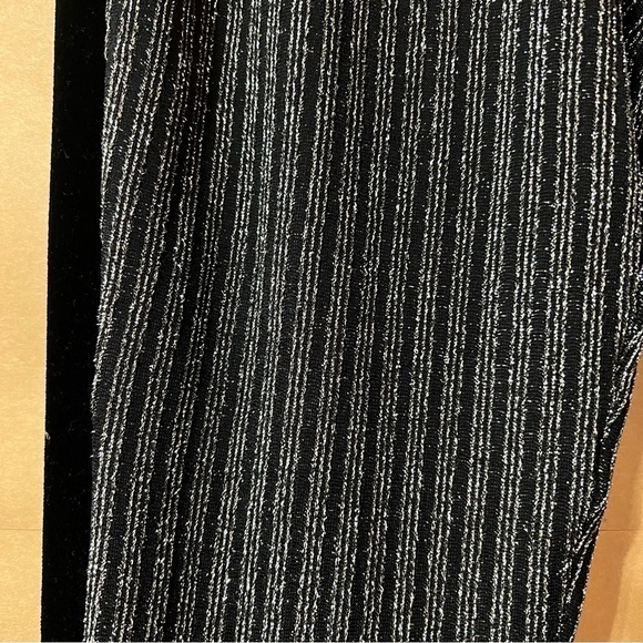 NBD | Tuxedo Legging in Silver Stripe Metallic High Rises Pull-On Pants Size M - Picture 6 of 15